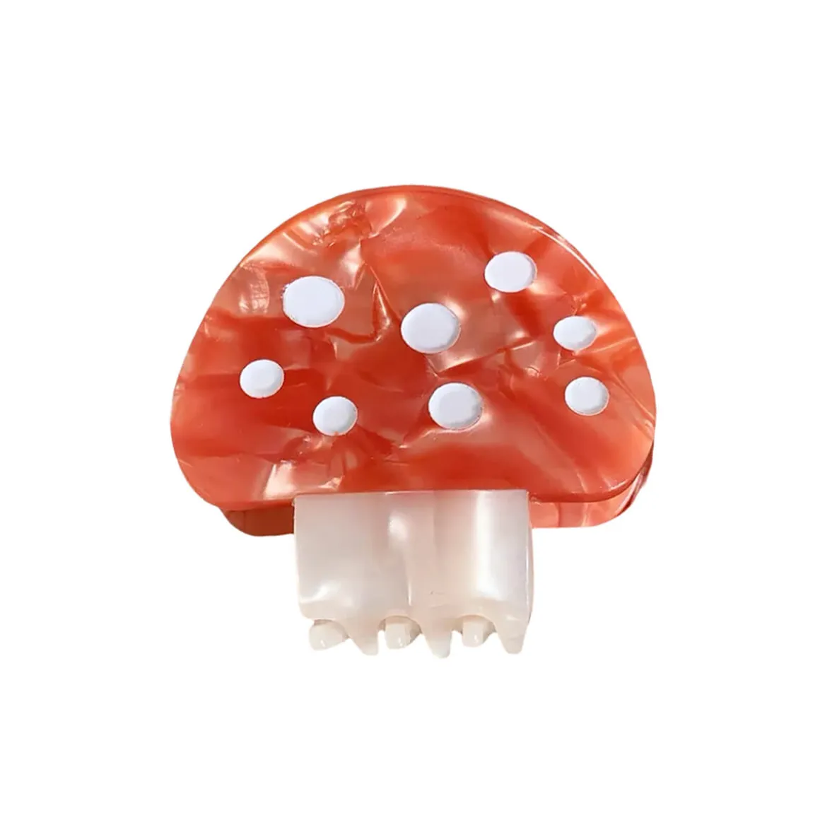 Mushroom Hair Claw in Red by Hello Sakura