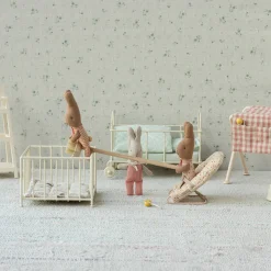 My Baby Bunny in Rose/Blue Check by Maileg