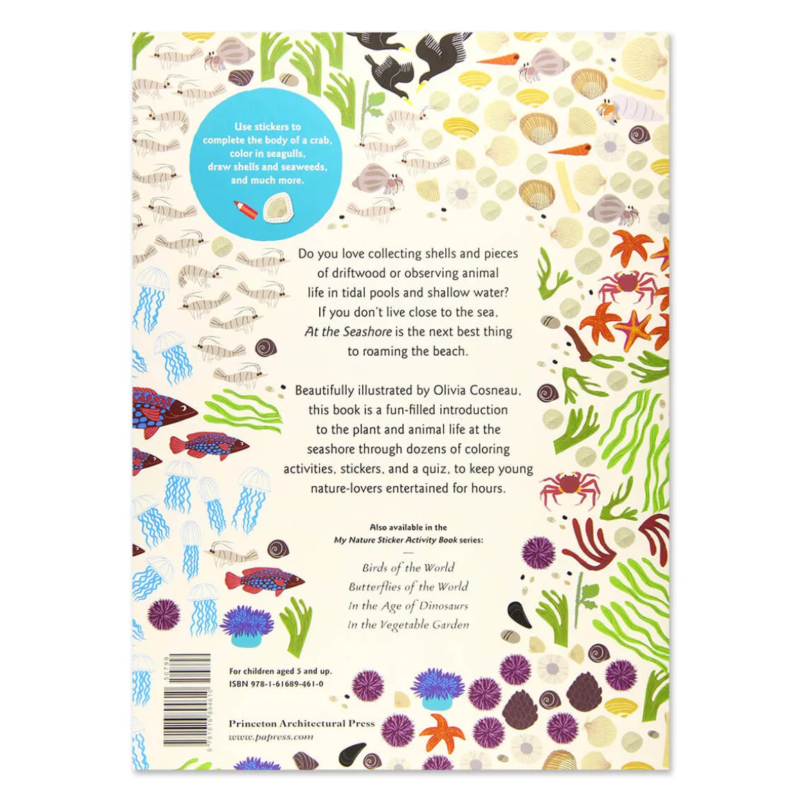 My Nature Sticker Activity Book: At The Seashore by Olivia Cosneau