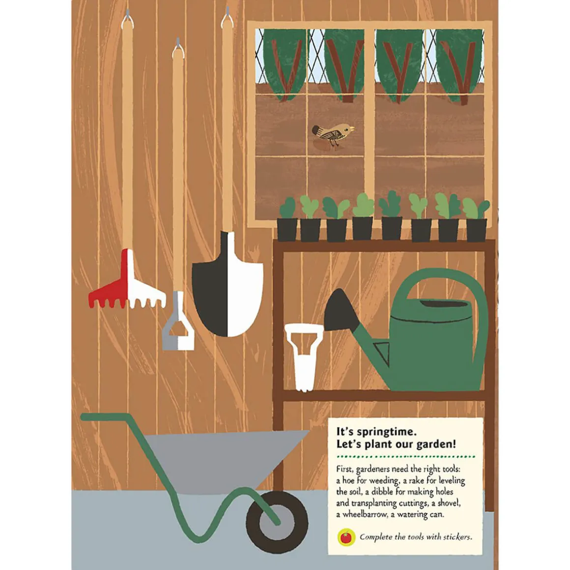 My Nature Sticker Activity Book: In the Vegetable Garden by Olivia Cosneau