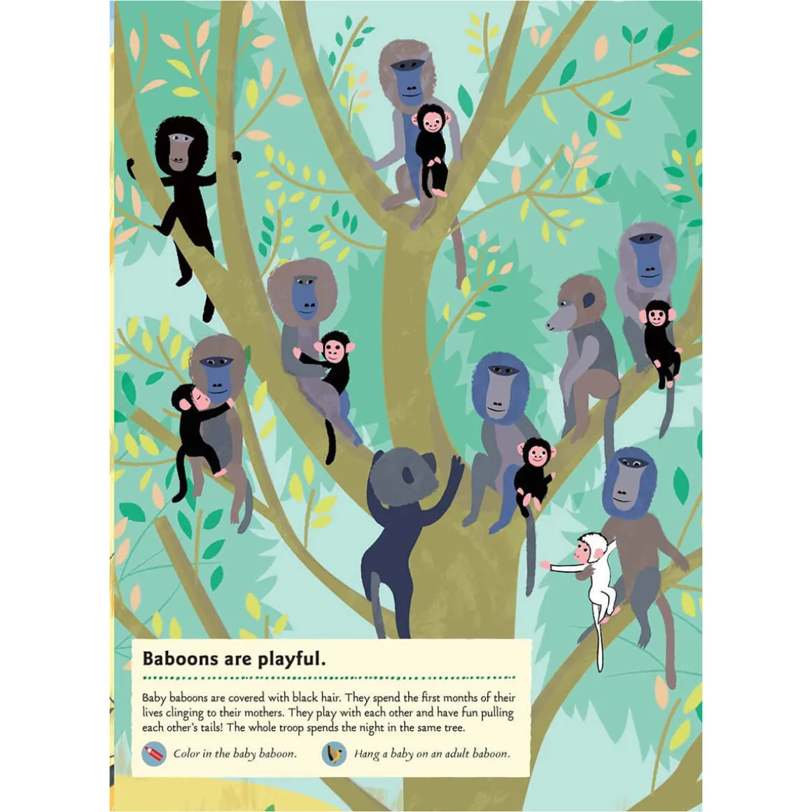 My Nature Sticker Activity Book: Animals Of The Savannah by Olivia Cosneau
