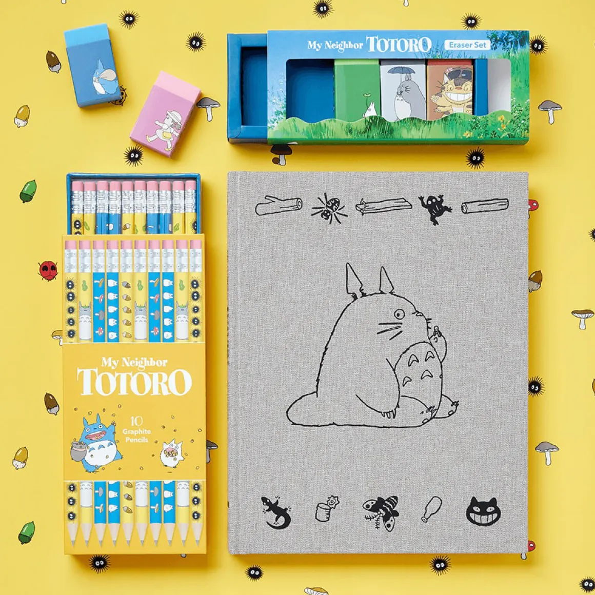 My Neighbor Totoro Erasers by Studio Ghibli