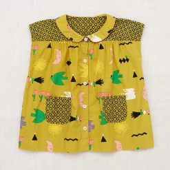 Nanna Tunic in Pistachio Daleyden Fête by Misha & Puff - Last Ones In Stock - 3-8 Years