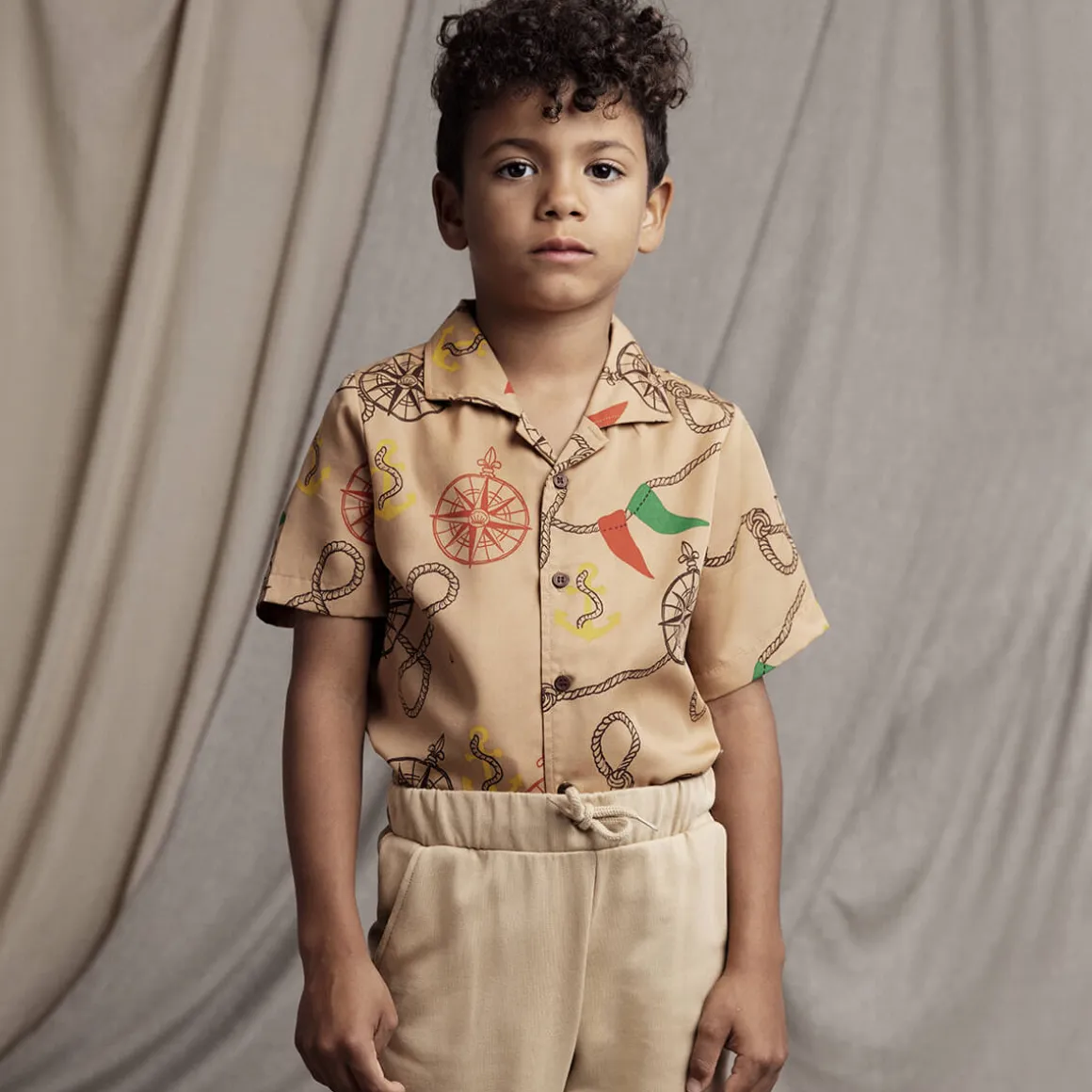 Nautical Woven Shirt by Mini Rodini