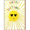 Neon Sunshine Greetings Card by Dominic Early for Earlybird Designs
