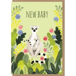 New Baby Greetings Card by Bex Parkin for Earlybird Designs