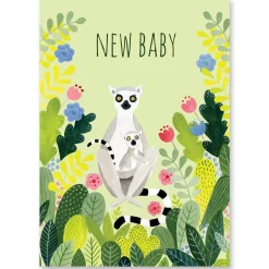 New Baby Greetings Card by Bex Parkin for Earlybird Designs
