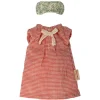Nightgown For Mum Mouse (Red Check) by Maileg