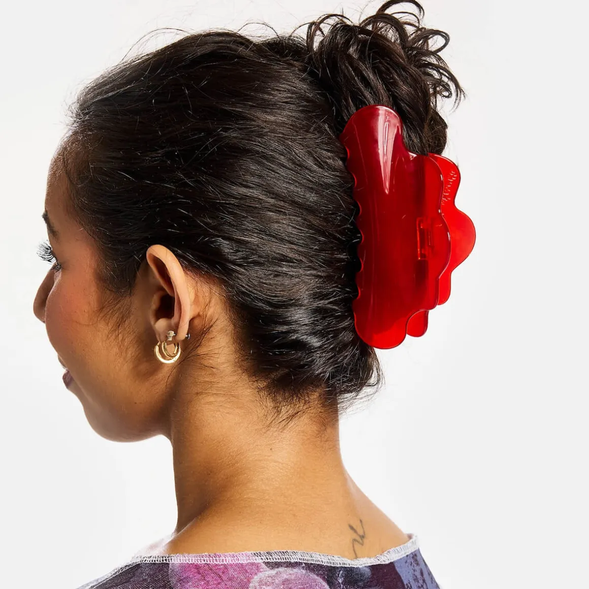 Nimbus Hair Claw in Candy Red by Chunks