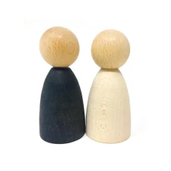 2 Nins Adults in Light Wood by Grapat