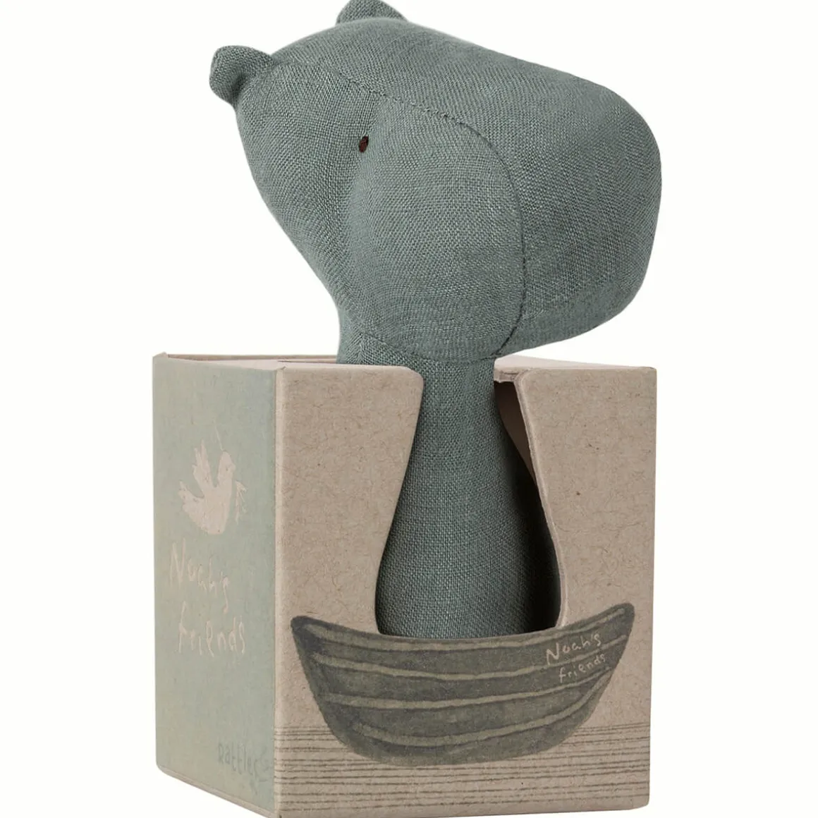 Noah's Friends Hippo Rattle by Maileg