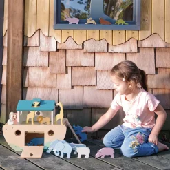Noah's Wooden Ark by Tender Leaf Toys