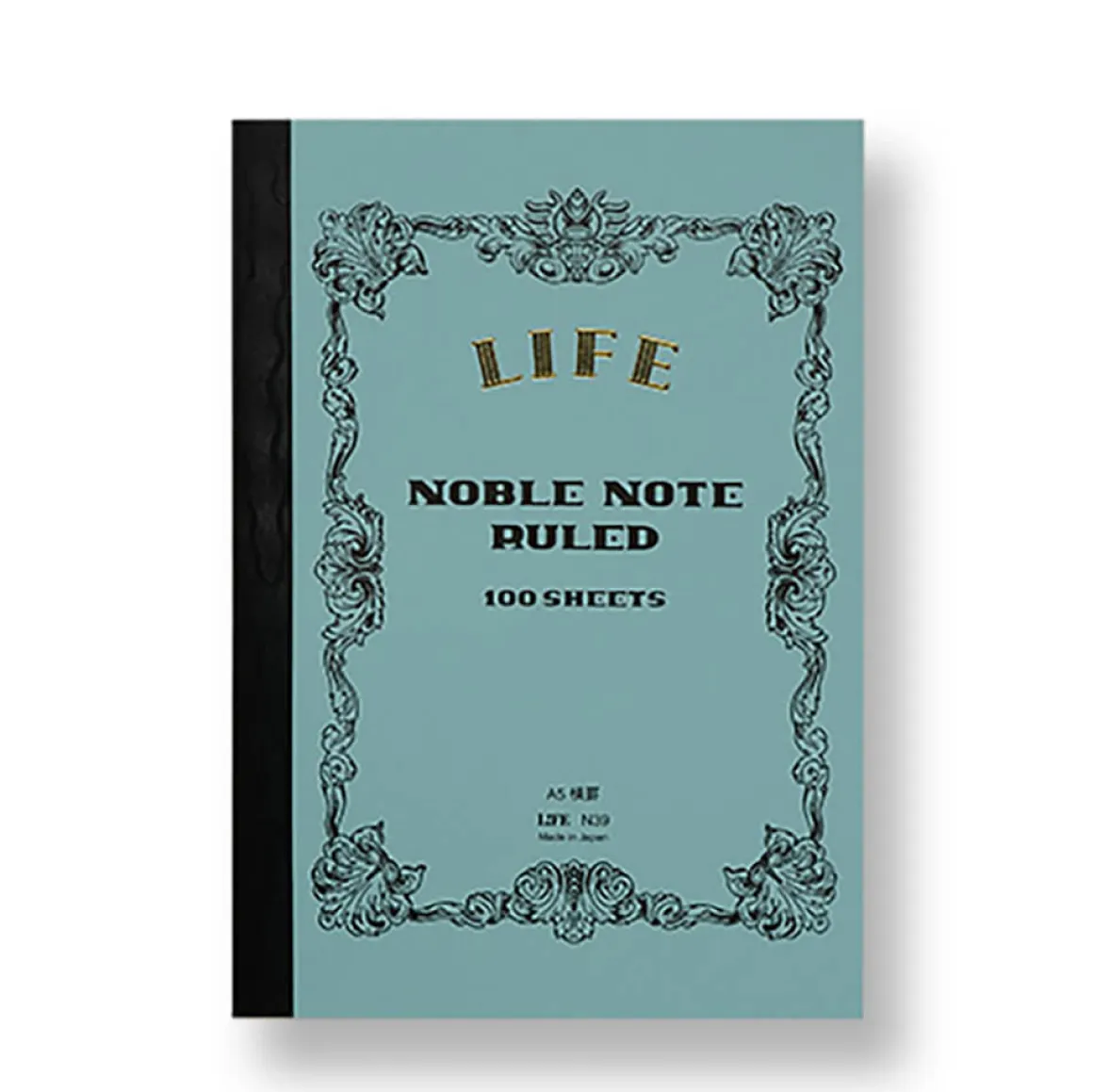 Noble Note Ruled Notebook A5 (14.8cm x 21cm) in Blue by Life Japan