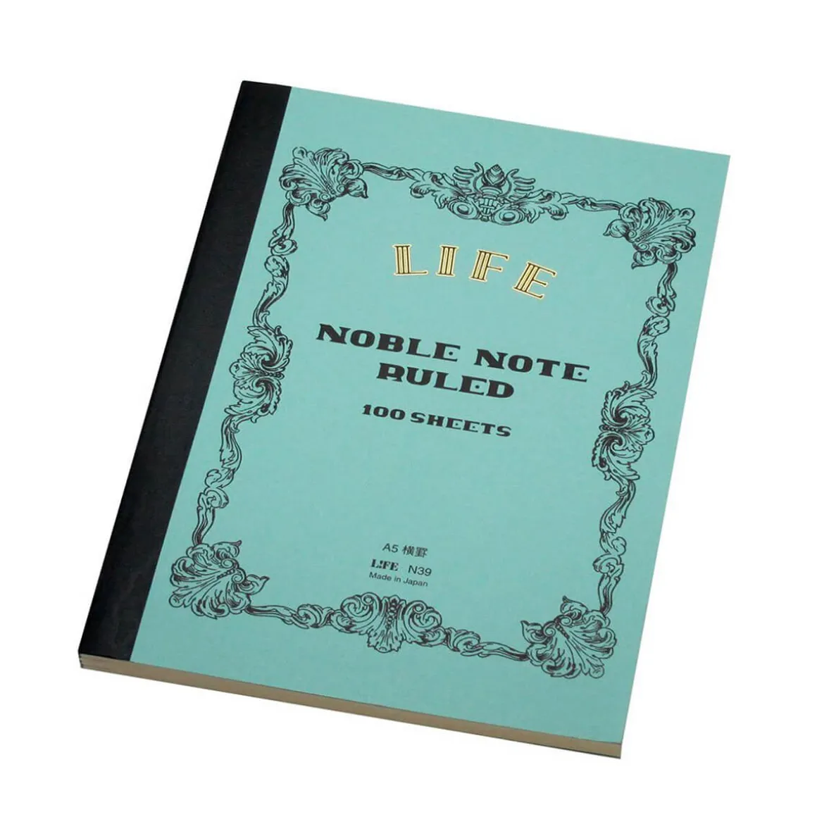 Noble Note Ruled Notebook A5 (14.8cm x 21cm) in Blue by Life Japan