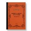 Noble Note Section Notebook B5 (17.6cm x 25cm) in Red by Life Japan
