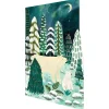 Northern Lights Laser Cut Christmas Greetings Card By Roger La Borde