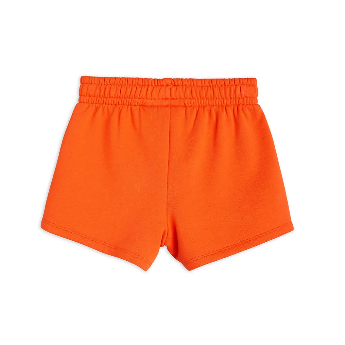 Note Embroidered Sweatshorts in Red by Mini Rodini