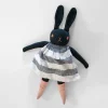 Nova Medium Rabbit in Black by Polka Dot Club