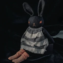 Nova Medium Rabbit in Black by Polka Dot Club