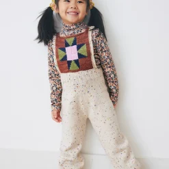 Nova Quilt Overall in Iris Confetti by Misha & Puff