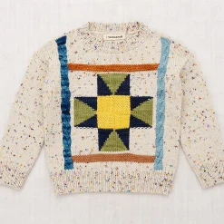 Nova Quilt Pullover in Iris Confetti by Misha & Puff