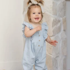 Nova Romper in Chambray by Quincy Mae