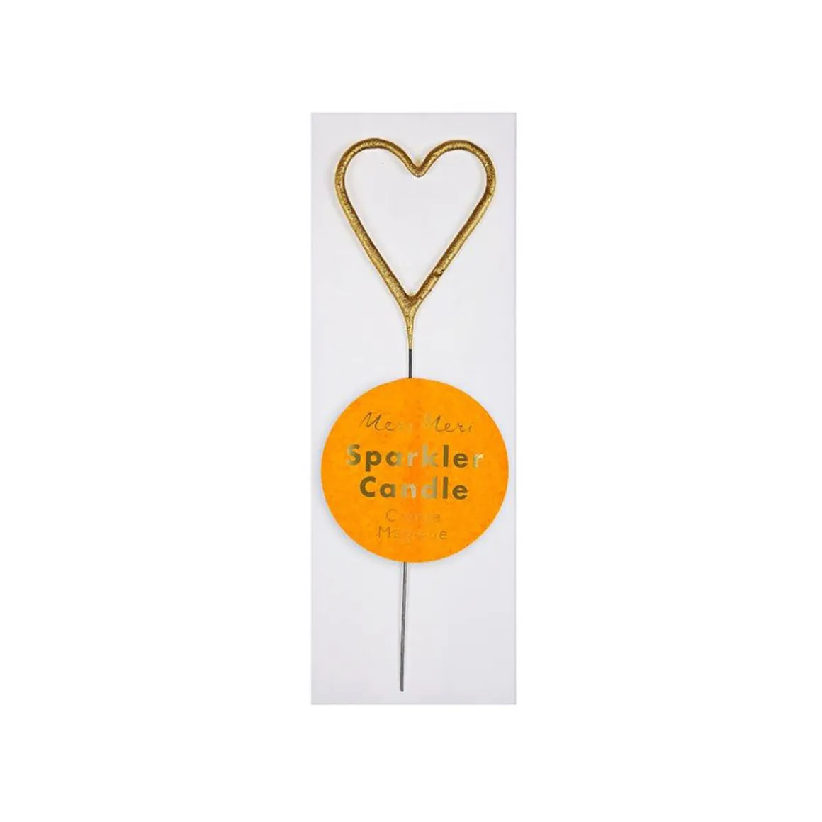 Numbered Sparkler Candles in Gold by Meri Meri