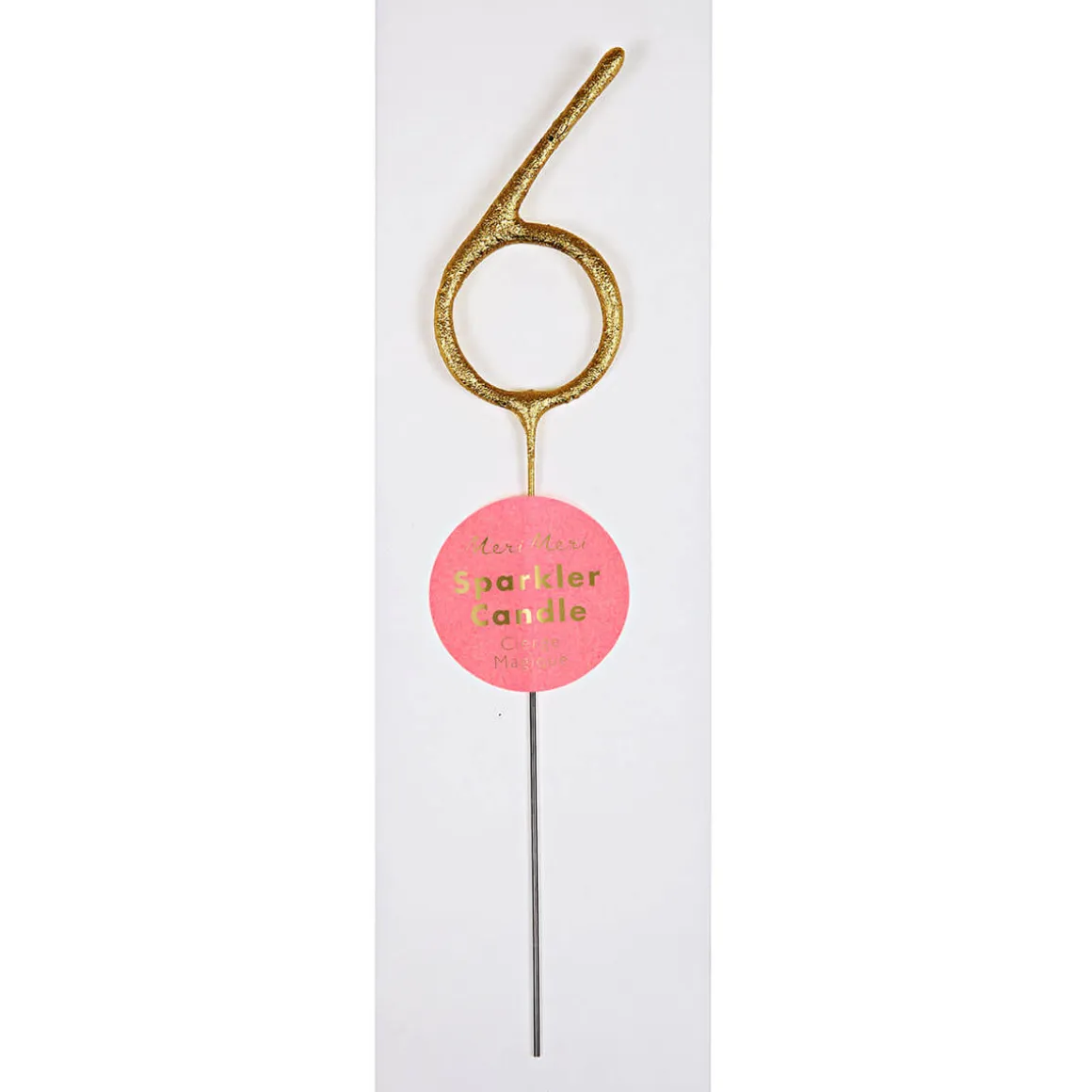 Numbered Sparkler Candles in Gold by Meri Meri