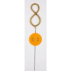 Numbered Sparkler Candles in Gold by Meri Meri