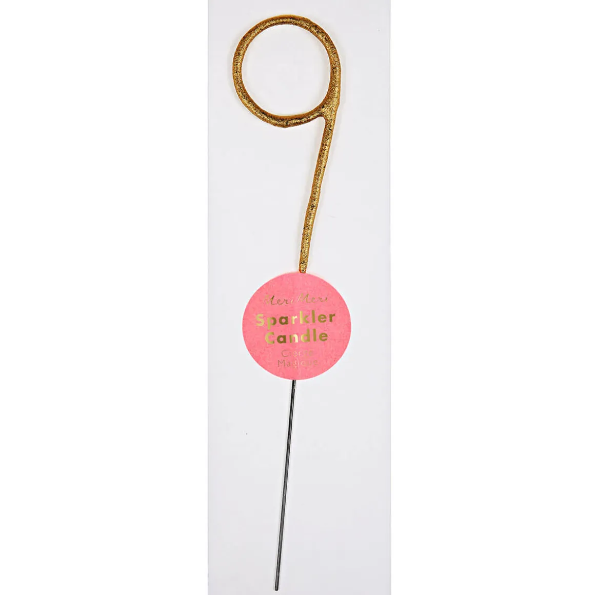 Numbered Sparkler Candles in Gold by Meri Meri
