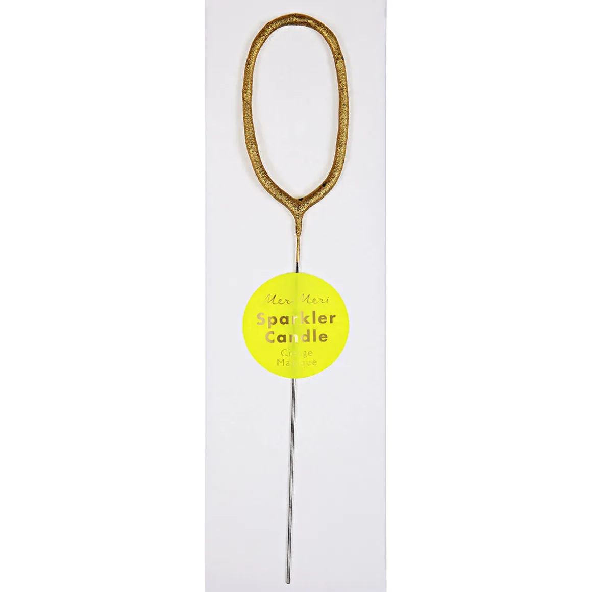 Numbered Sparkler Candles in Gold by Meri Meri