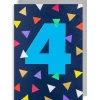 Number Four Greetings Card by Hold for Lagom Design