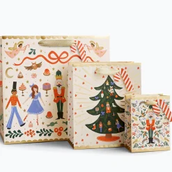 Nutcracker Sweets Christmas Gift Bags (Assorted Sizes) By Rifle Paper Co.