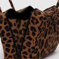 Nylon Bowler Bag in Leopard by Baggu