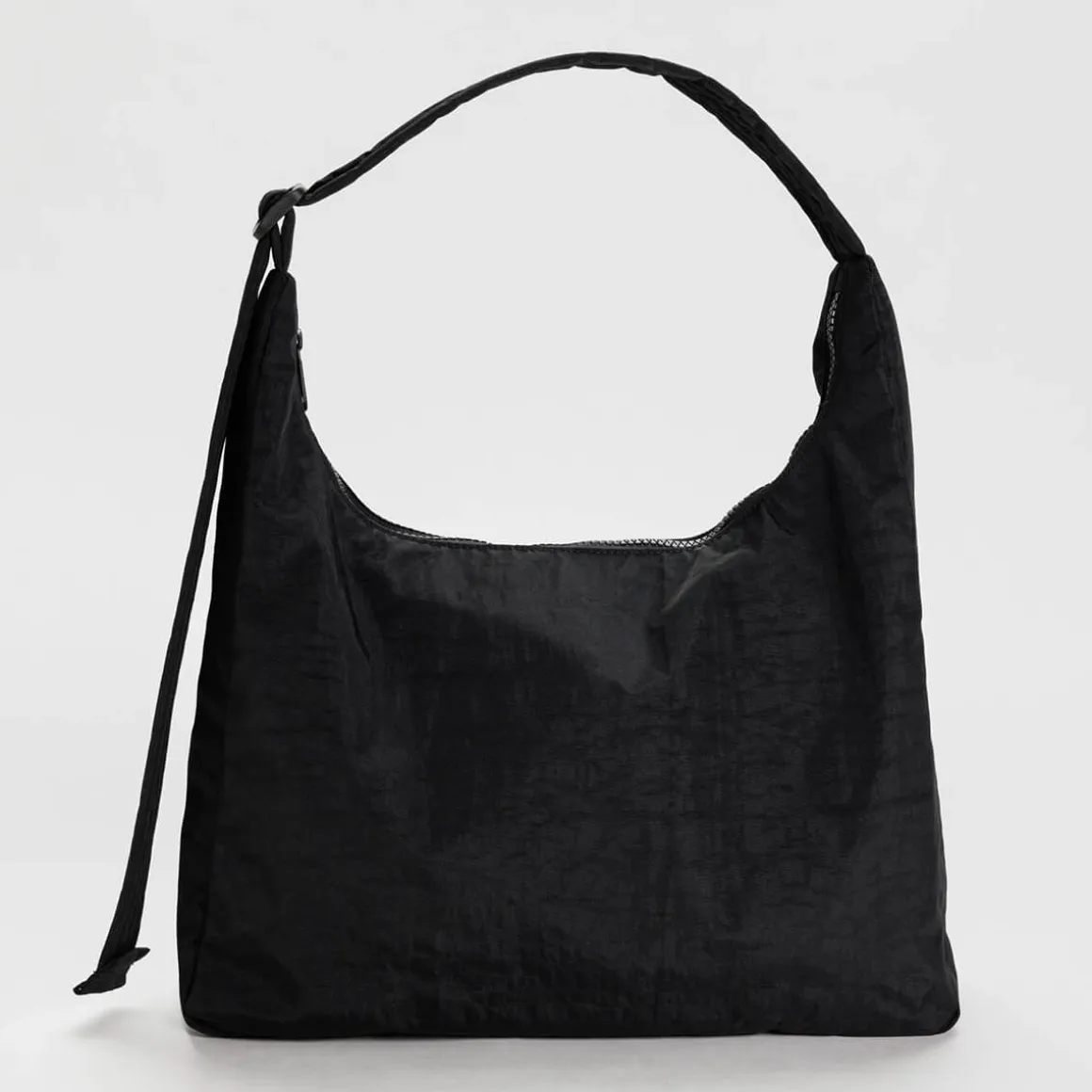 Nylon Shoulder Bag in Black by Baggu