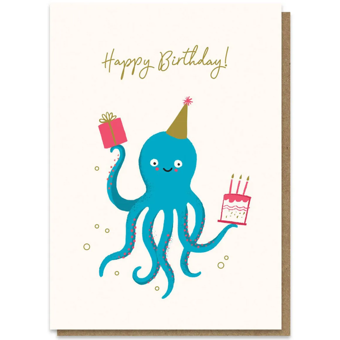 Octoparty Greetings Card by Stormy Knight
