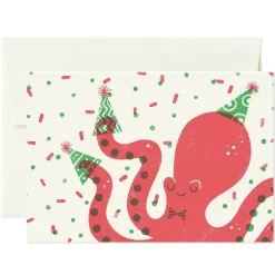 Octopus Greetings Card by Lydia Nichols for Card Nest