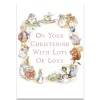 On Your Christening Girl Greetings Card by Beatrix Potter for Hype Card
