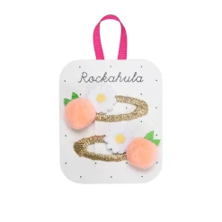 Orange Blossom Hair Clips by Rockahula