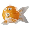 Orange Fish Japanese Paper Balloon by Petra Boase