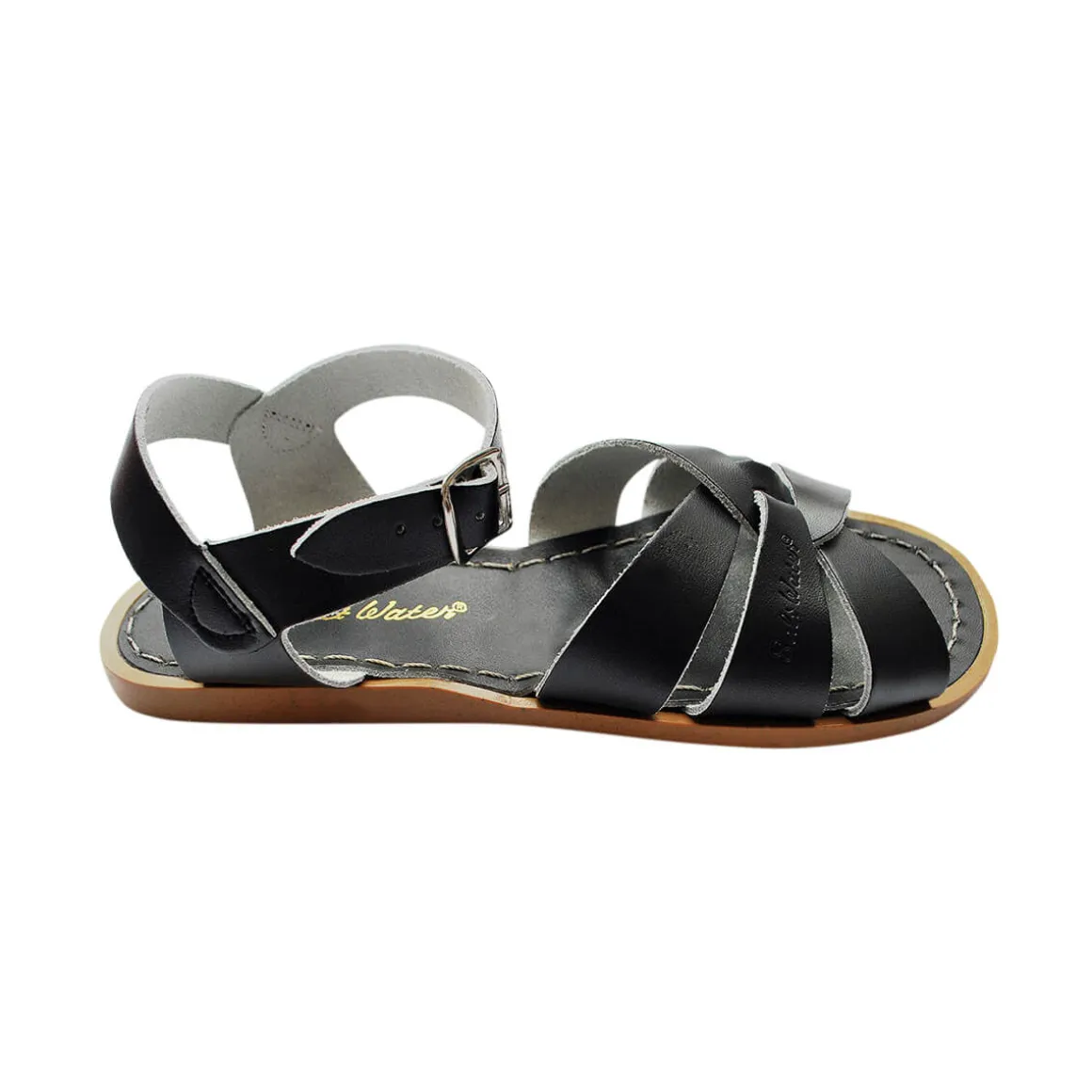 Original Adult Sandals in Black by Salt-Water - Last One In Stock - SW4 / EUR 36