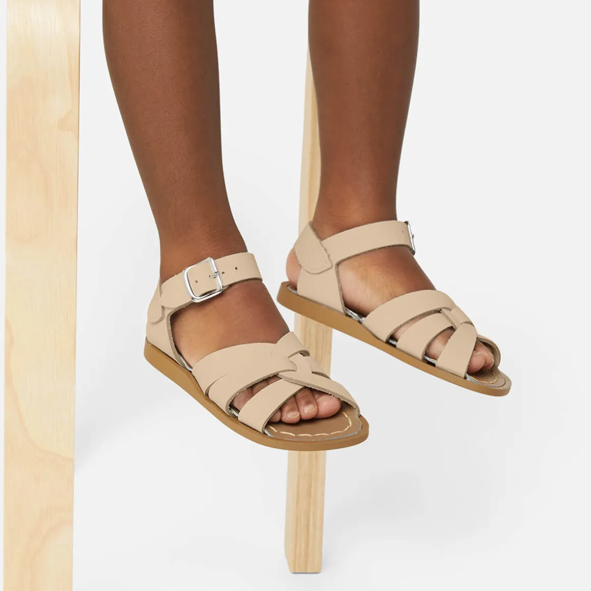 Original Sandals in Latte by Salt-Water