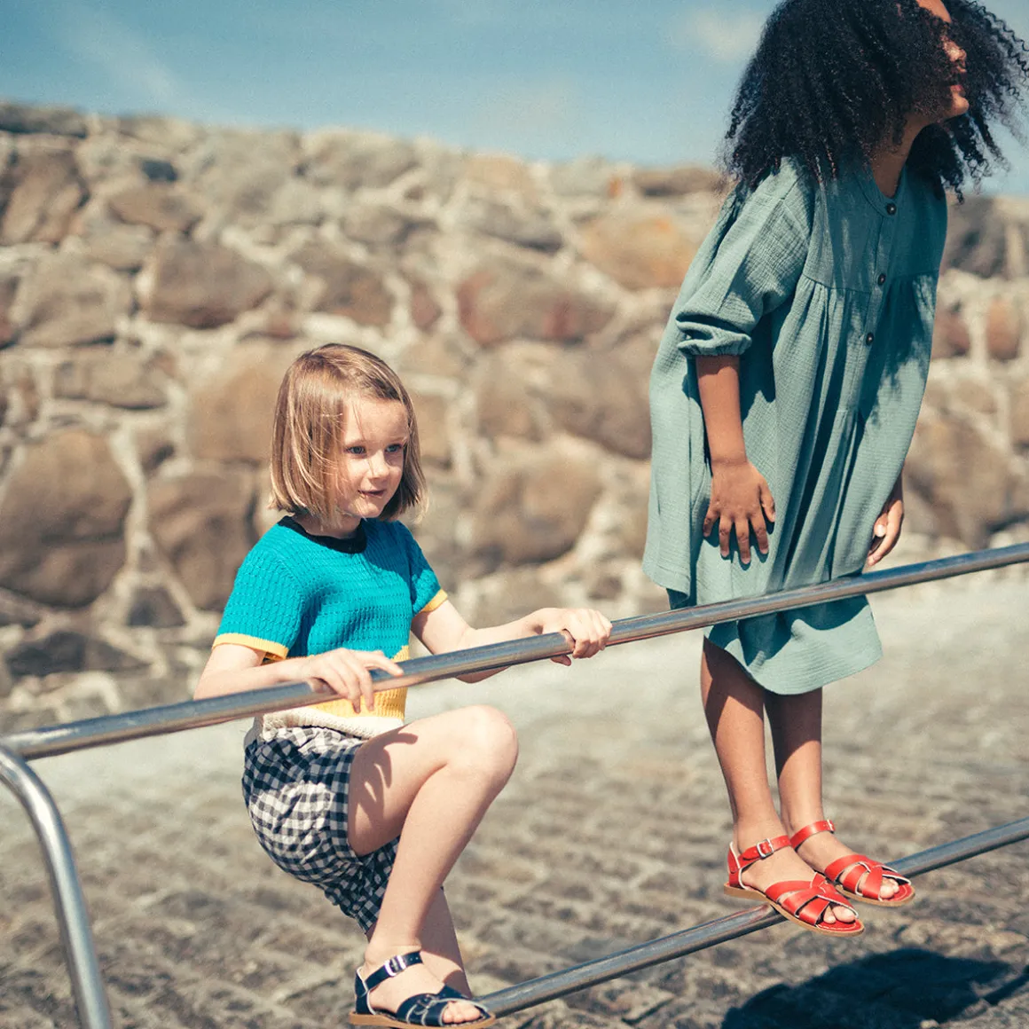 Original Sandals in Red by Salt-Water - Last One In Stock - SS 4 / EUR 20-21