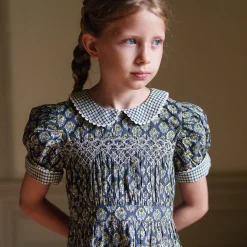 Orla Dress in Thistle Floral by Little Cotton Clothes