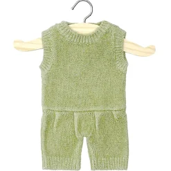 Orlando Tricot Romper (34cm Doll) in Sage by Minikane