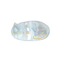 Oval Sakura Kitty Hair Clip in Various Colours by Hello Sakura