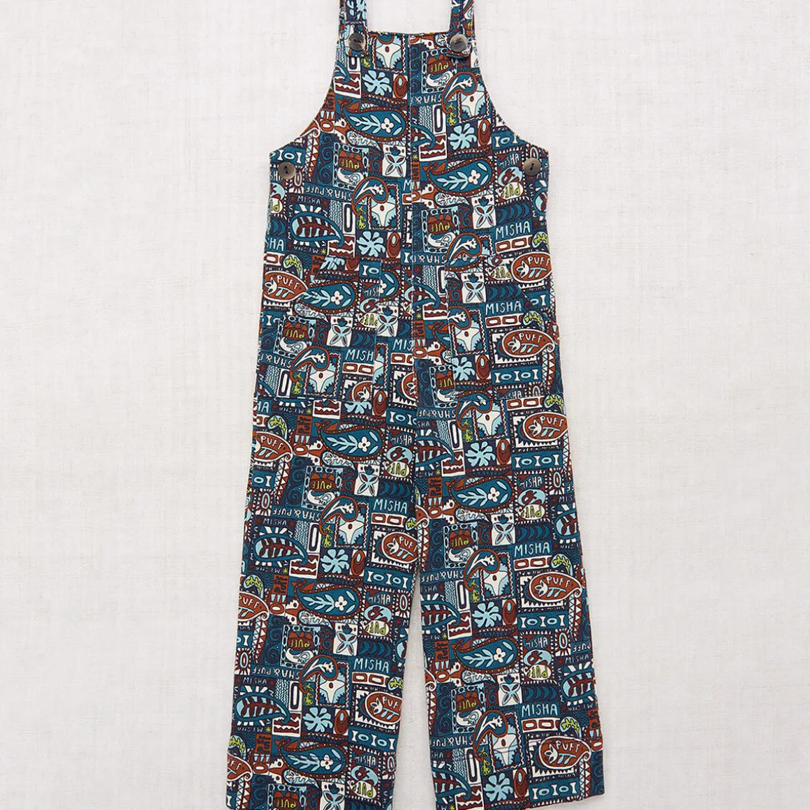 Overall in Ink Groovy Paisley by Misha & Puff