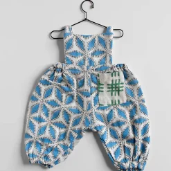 Overalls in Blue Star by Polka Dot Club