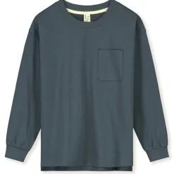 Oversized Long Sleeve Tee in Blue Grey by Gray Label