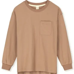 Oversized Long Sleeve Tee in Biscuit by Gray Label